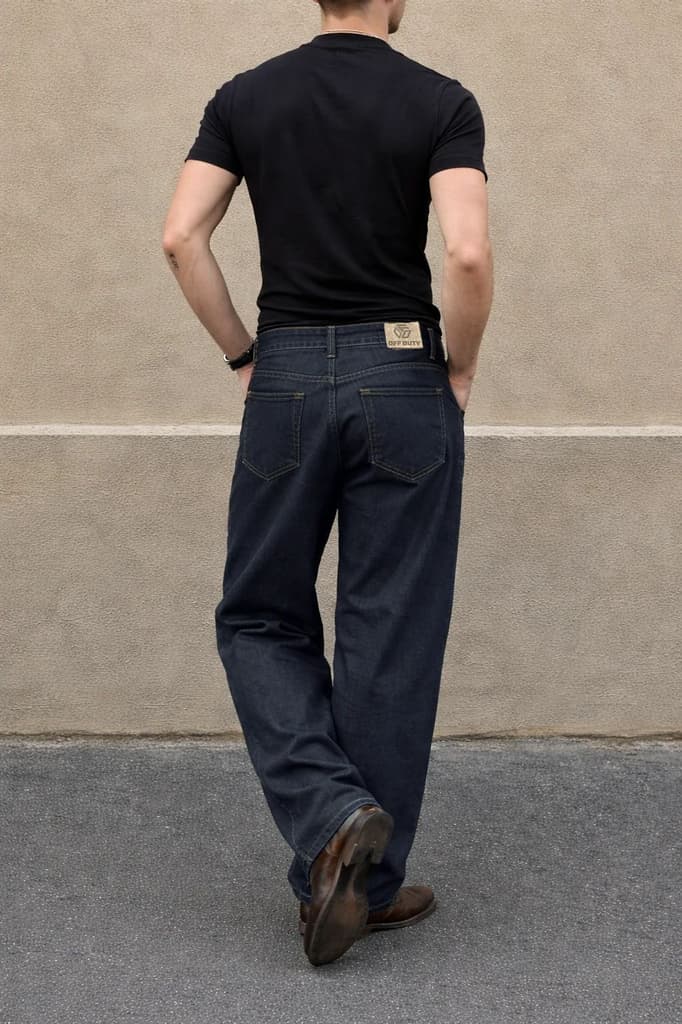 Fake Denim Supersoft Baggy Pants — photo 6