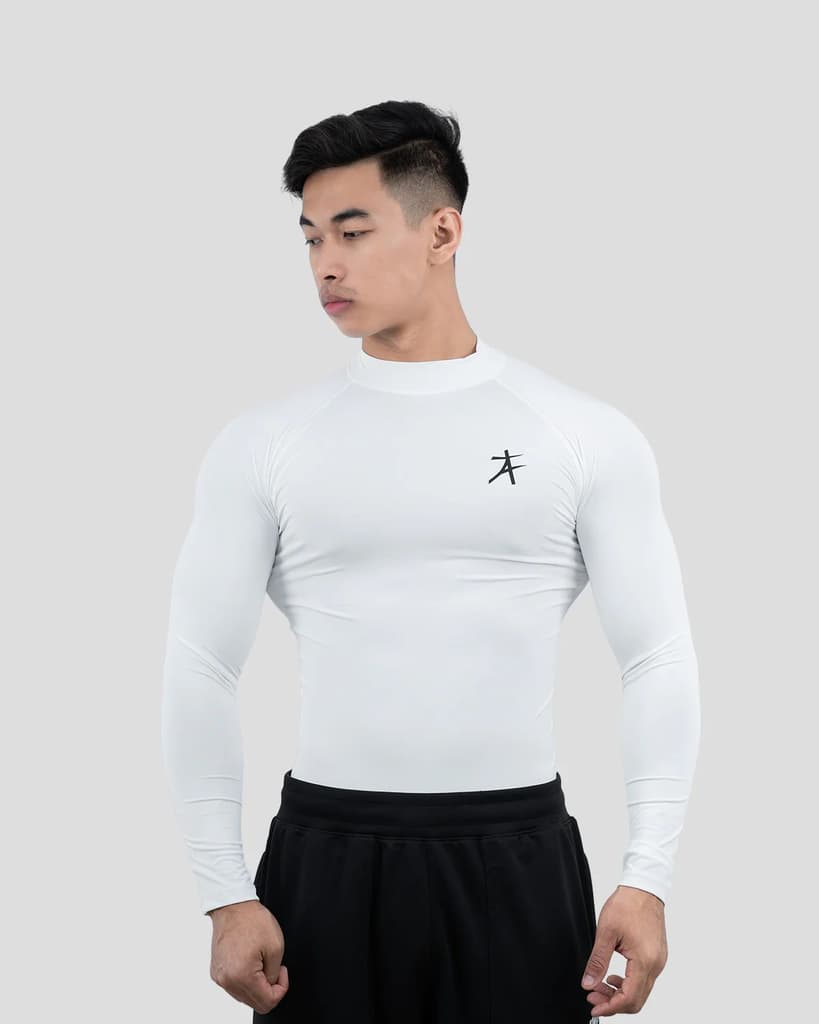 Hustle High Neck Full Sleeve Compression T-shirt — photo 7