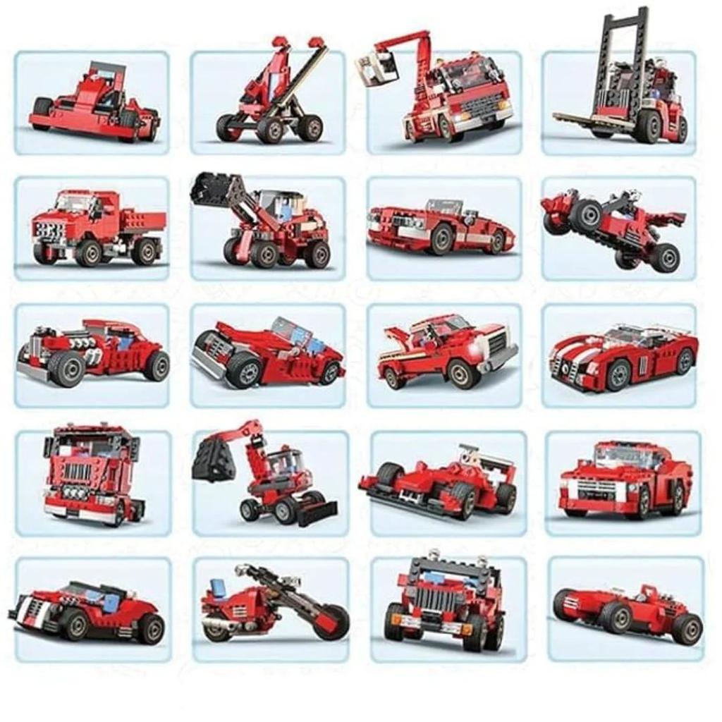 Building Blocks FourWheelers Kit – 278+ Piece DIY Construction Set for Kids — photo 2