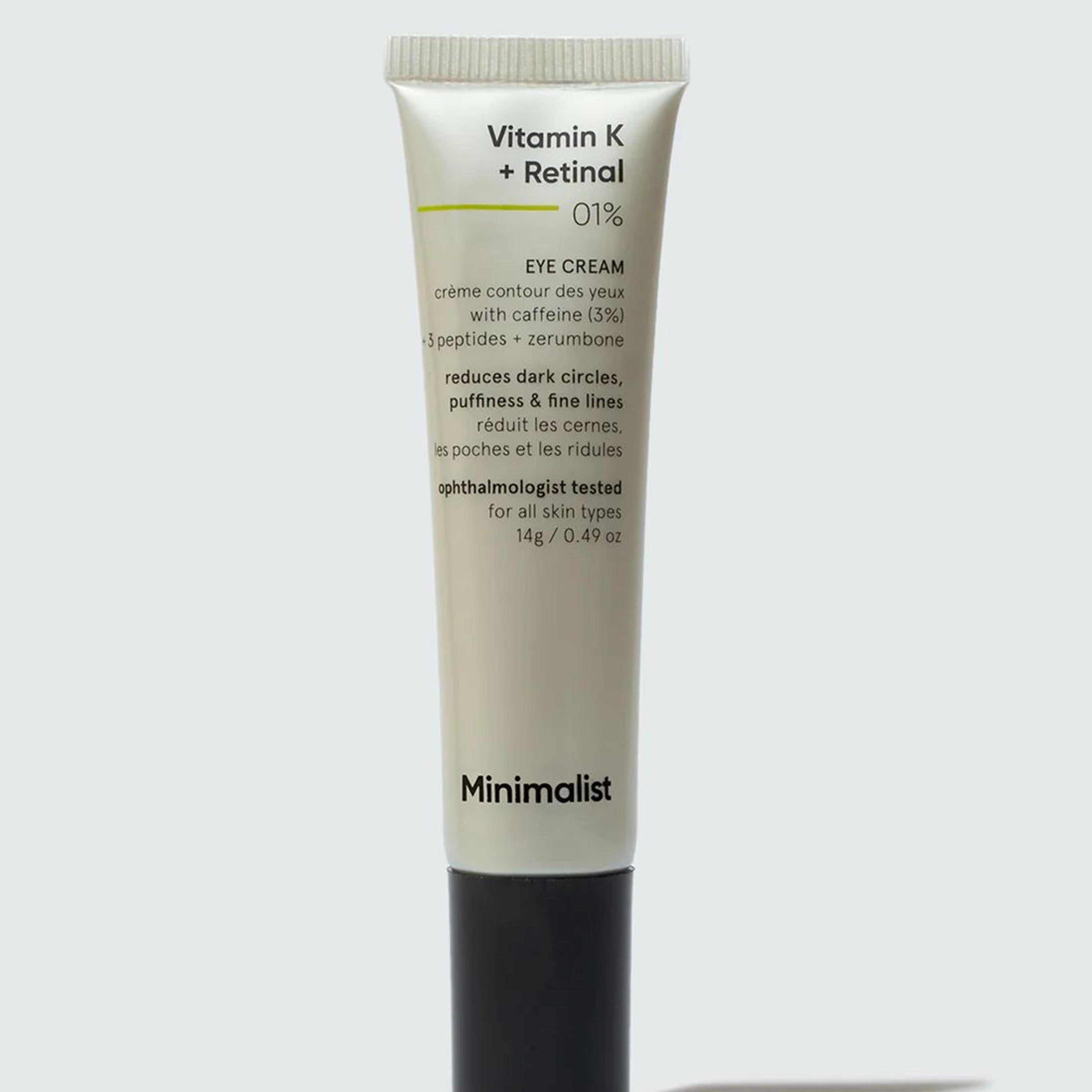 Vitamin K + Retinal 1% Eye Cream