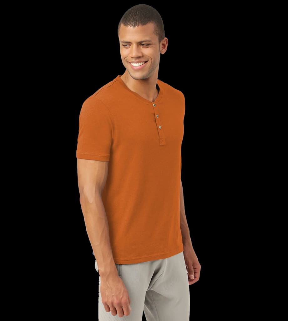 Medallion Gold Henley 2.0 - Half Sleeves (Pack Of 1) — photo 2