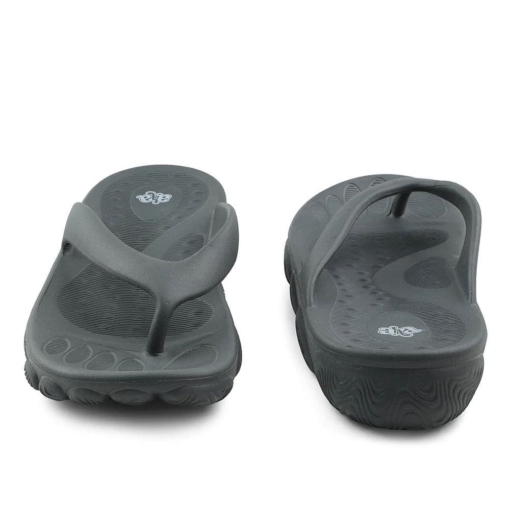 A-HA Dark Grey Casual Slipper For Men BEACHLITEM By Liberty — photo 6
