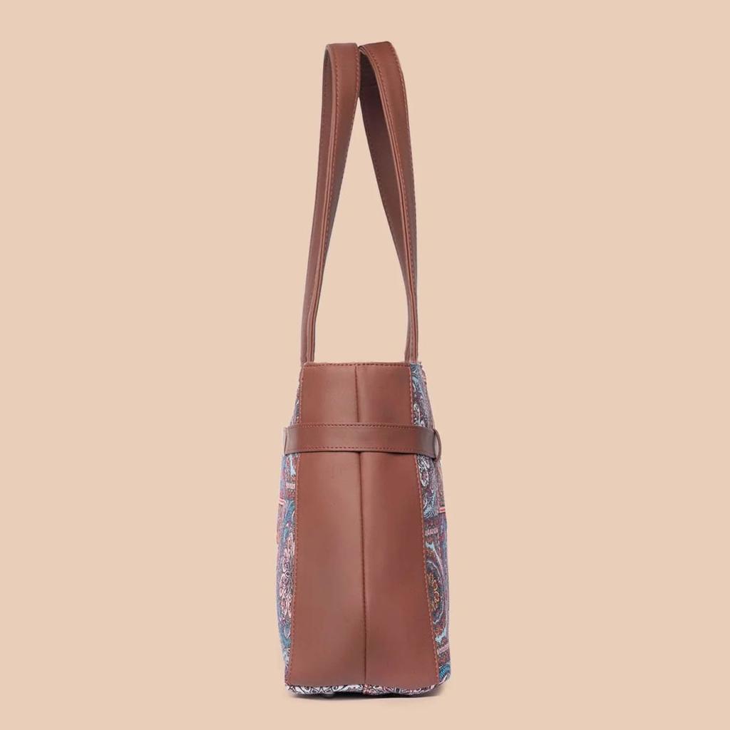 Multicolor Mandala Print - Statement Office Bag & U-Shaped Sling Bag Combo — photo 4