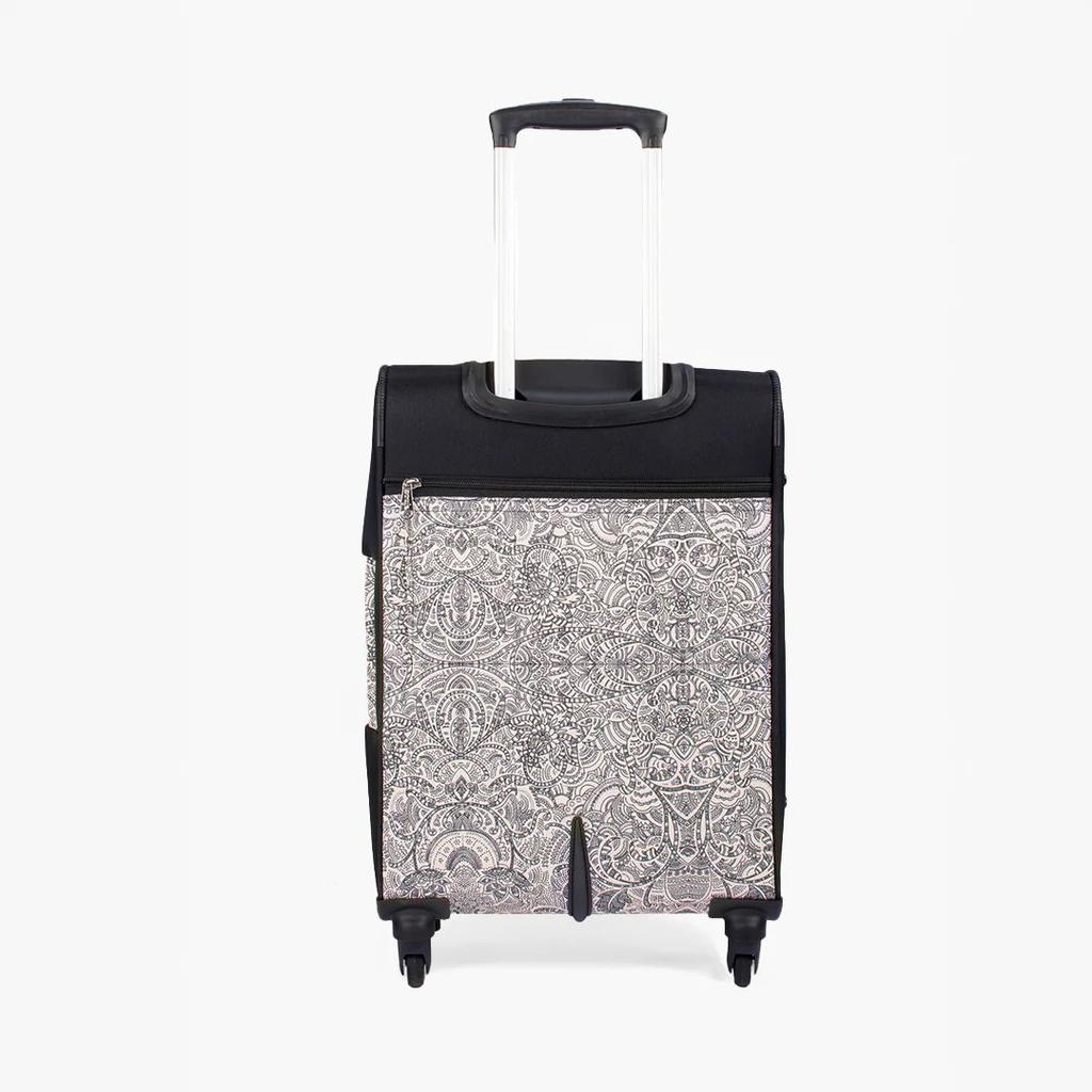 Colaba Shirin Saira Trolley Bag - Black (Medium)