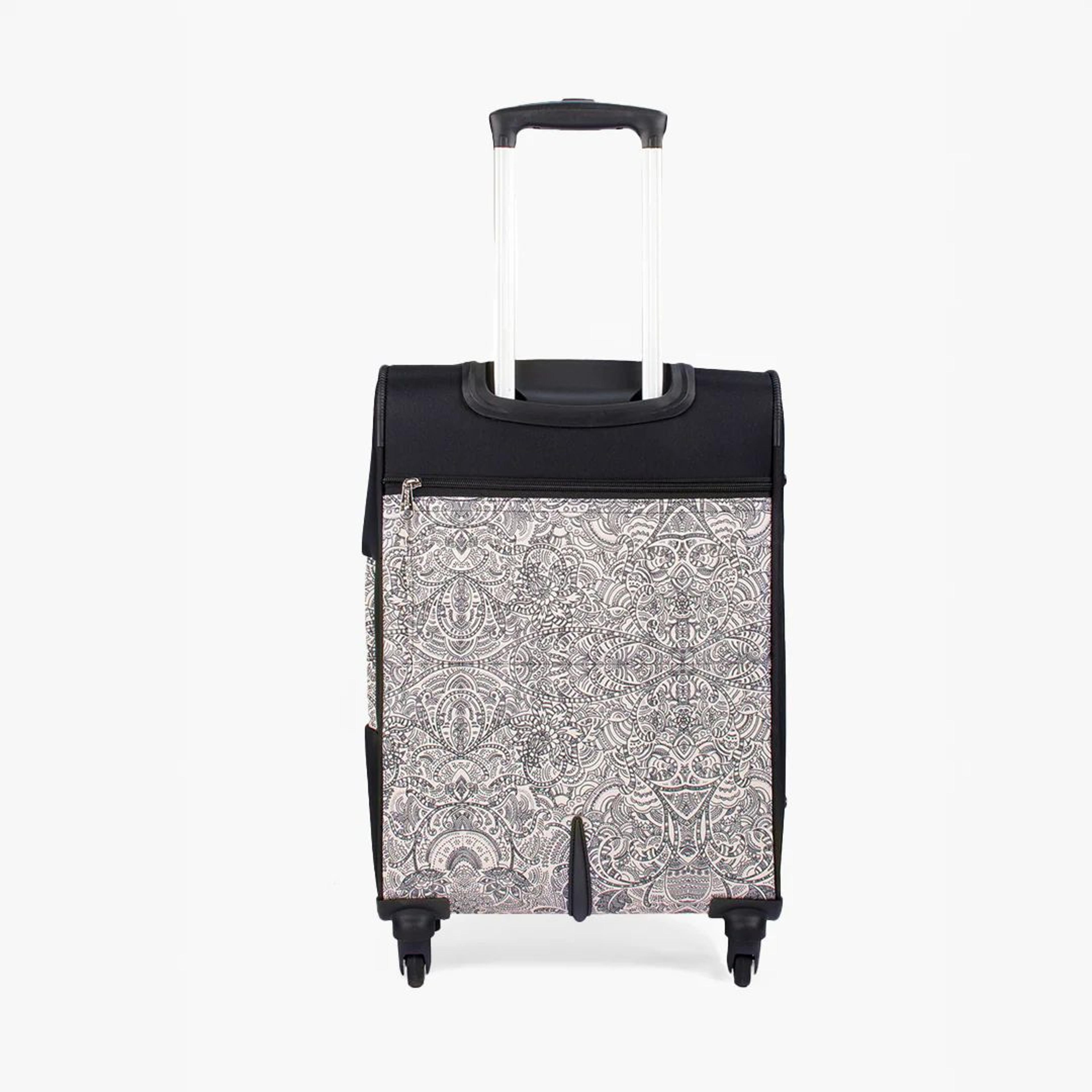 Colaba Shirin Saira Trolley Bag - Black (Medium)
