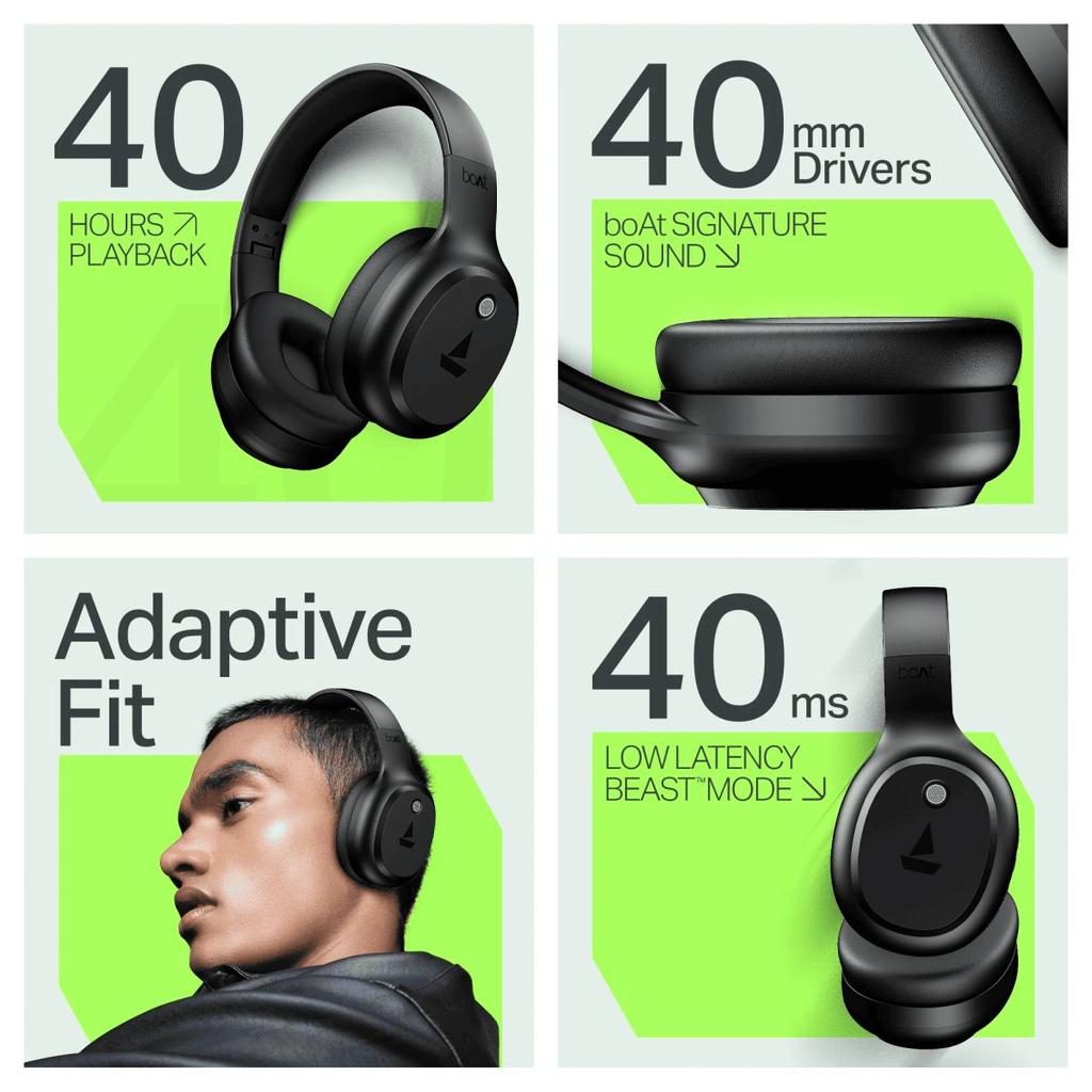 boAt Rockerz 421 | Wireless Headphones with 40mm Drivers, BEAST™ Mode, ENx™ Tech & 40H Playback — photo 7