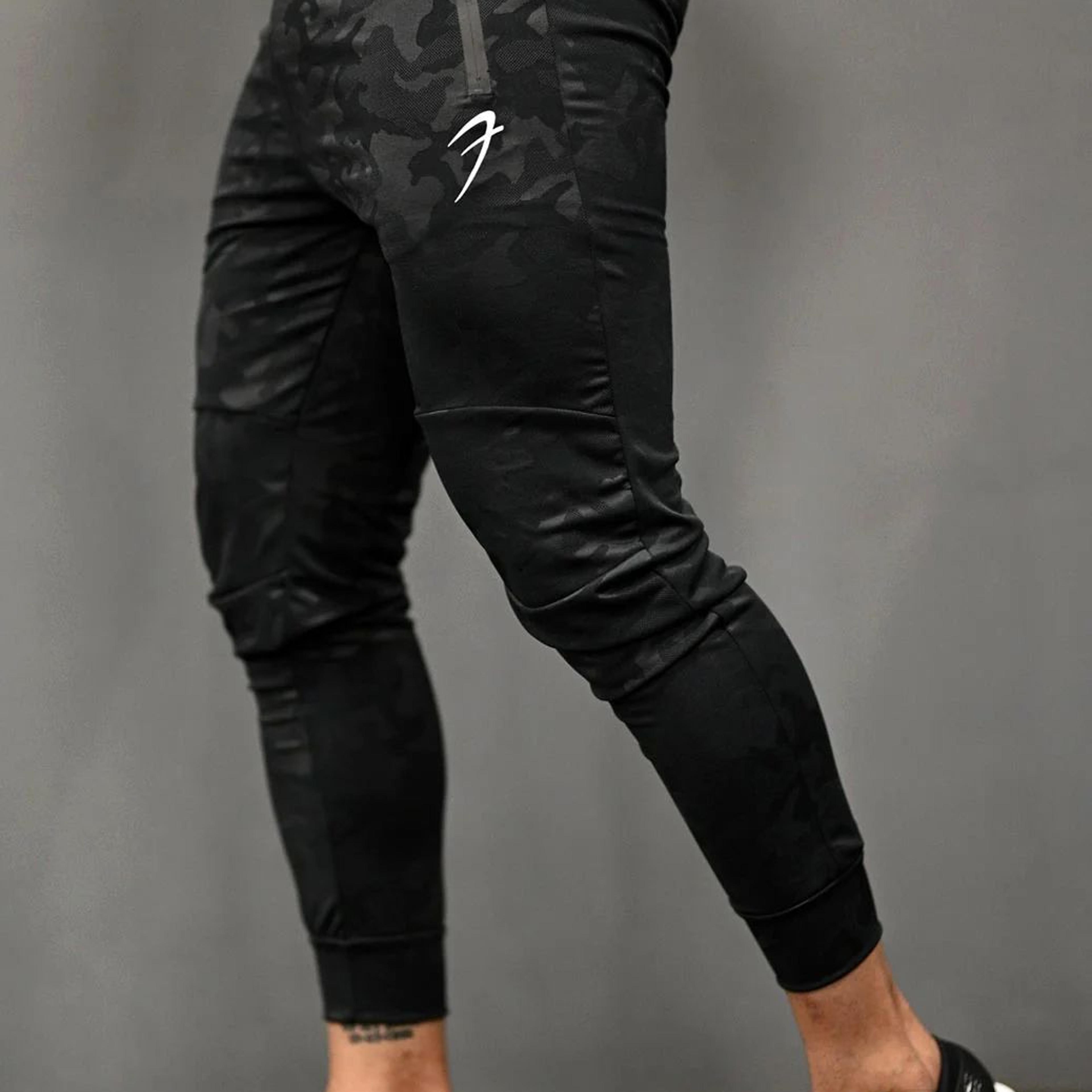 Camo Joggers Black