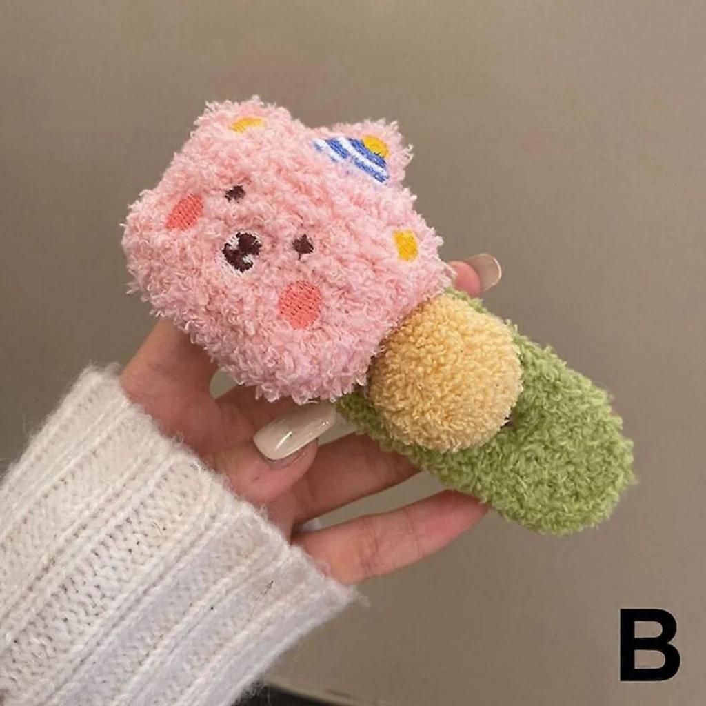 Cute Plush Cartoon Hair Clip For Girls — photo 5