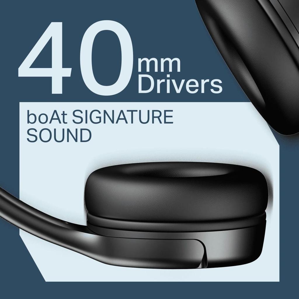 boAt Rockerz 411 | Wireless Headphones with 40mm Drivers, BEAST™ Mode, ENx™ Tech & 40H Playback — photo 5