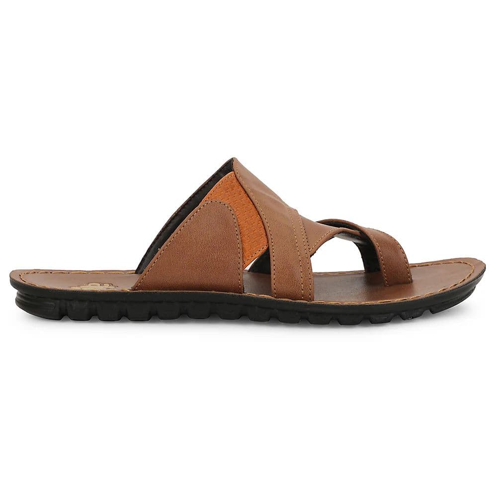 A-HA Tan Casual Slipper For Men 2137-50 By Liberty — photo 2