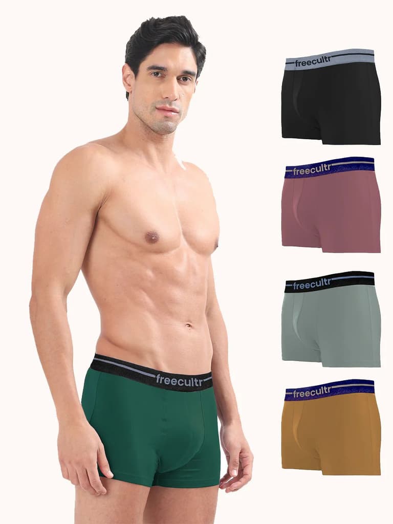 Men’s Adaptive Cotton Stretch Trunks Pack of 5 — photo 2