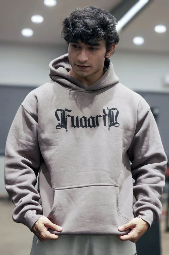 Brookline Oversized Hoodie Grey — S
