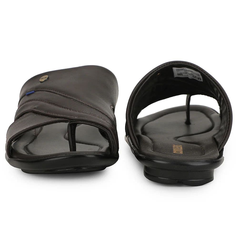 Coolers Brown Casual Flat Sandal For Men SENTOS-1 By Liberty — photo 6