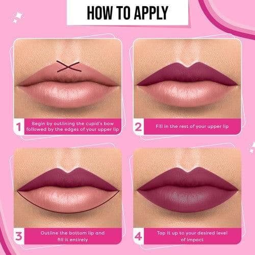 SUGAR POP Satin Matte Lipstick 01 Daisy