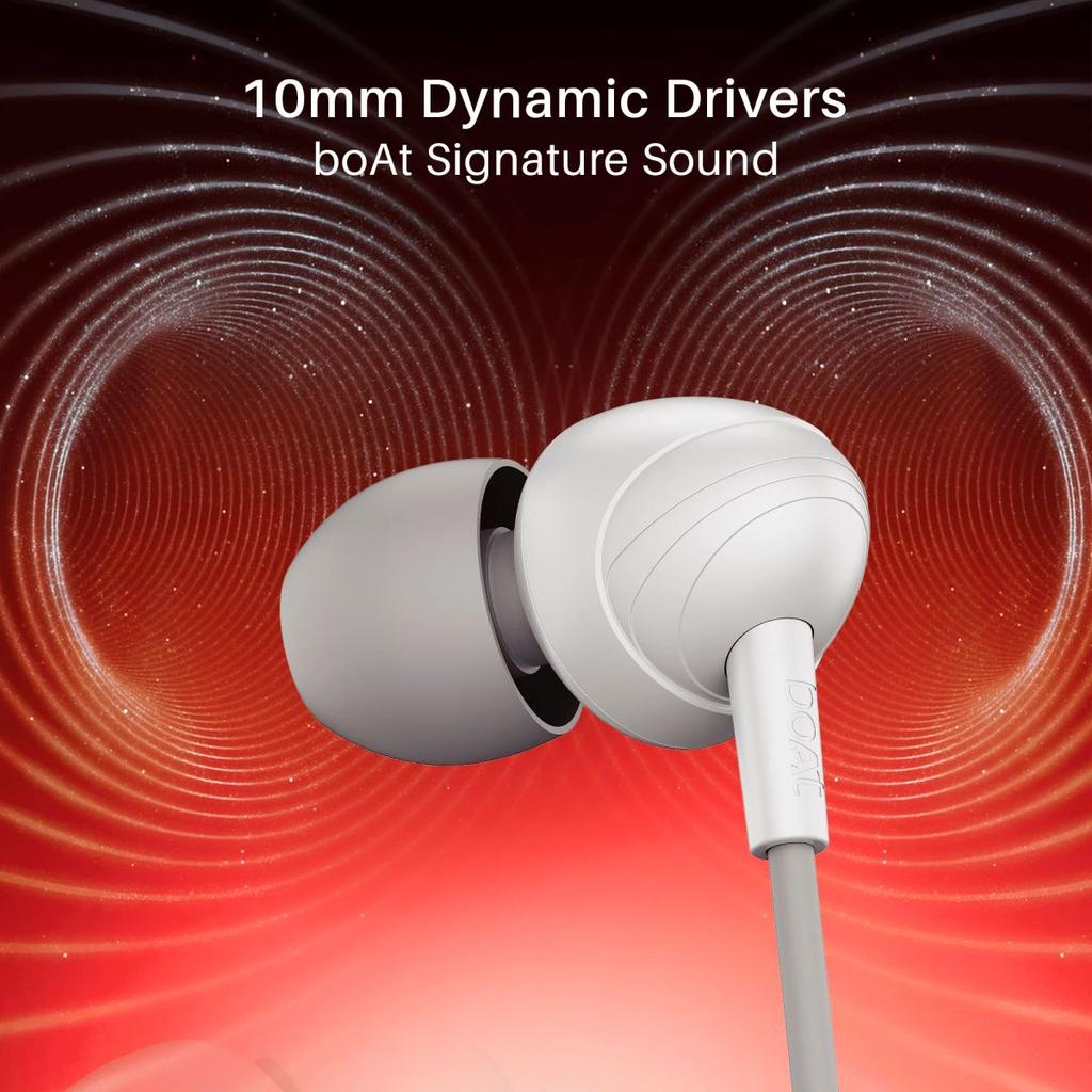 boAt Bassheads 210 | Wired Earphones with 10mm Drivers, Mic & Comfort Fit — photo 10