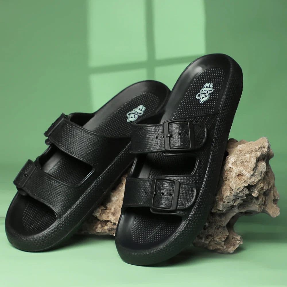 A-HA Black Casual Sandal For Men GMF-07E By Liberty — photo 4