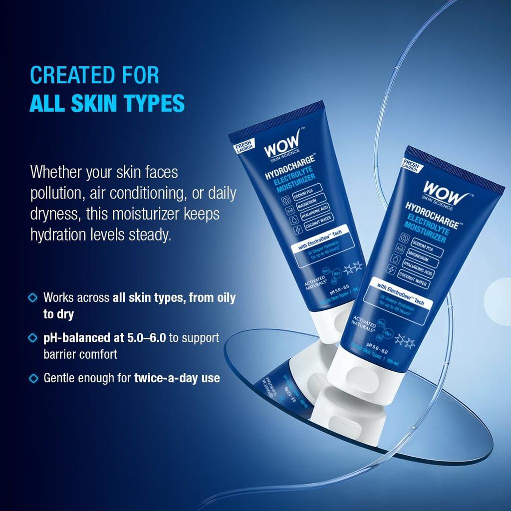Hydrocharge Electrolyte Moisturizer Lightweight Deep Hydration