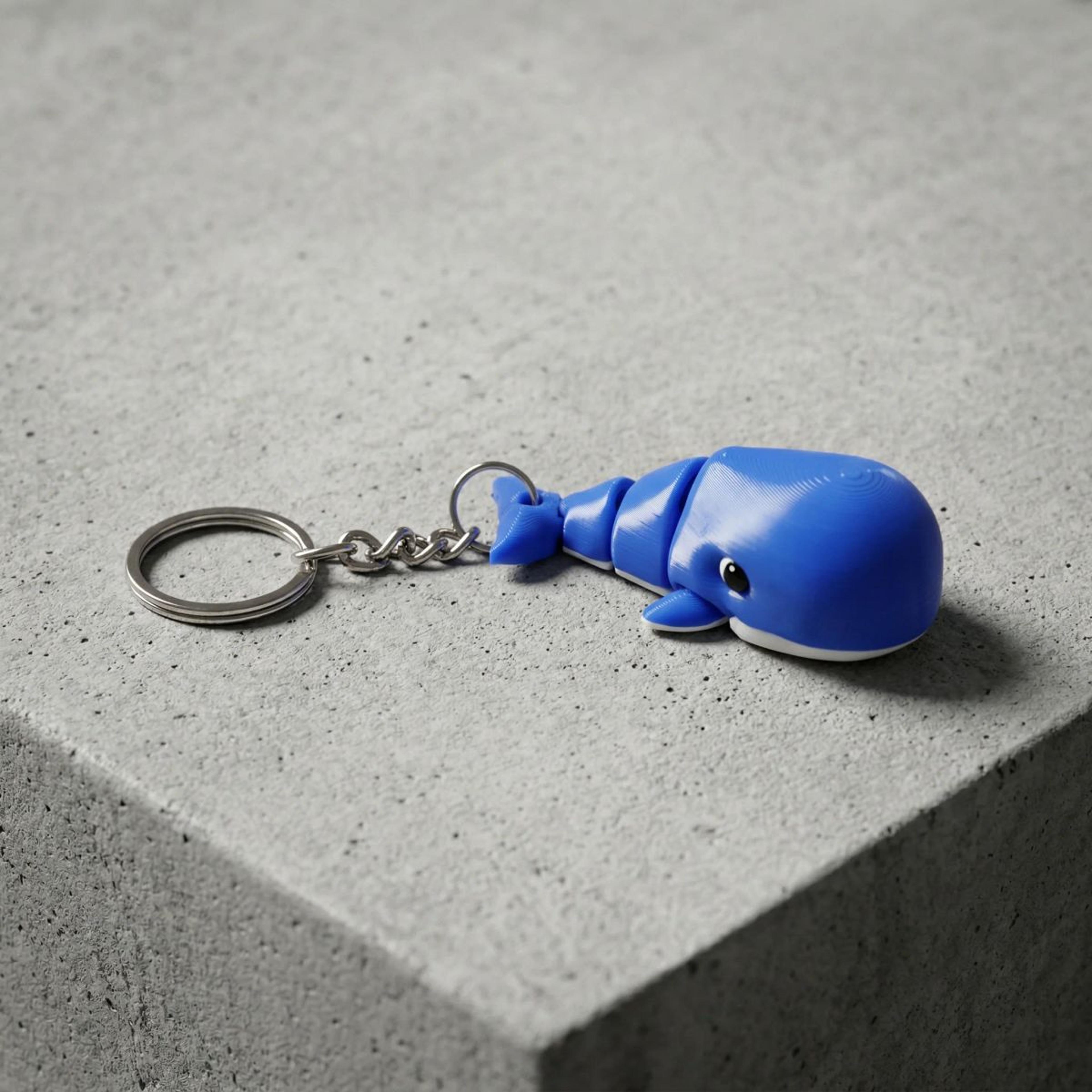 Whale Keychain