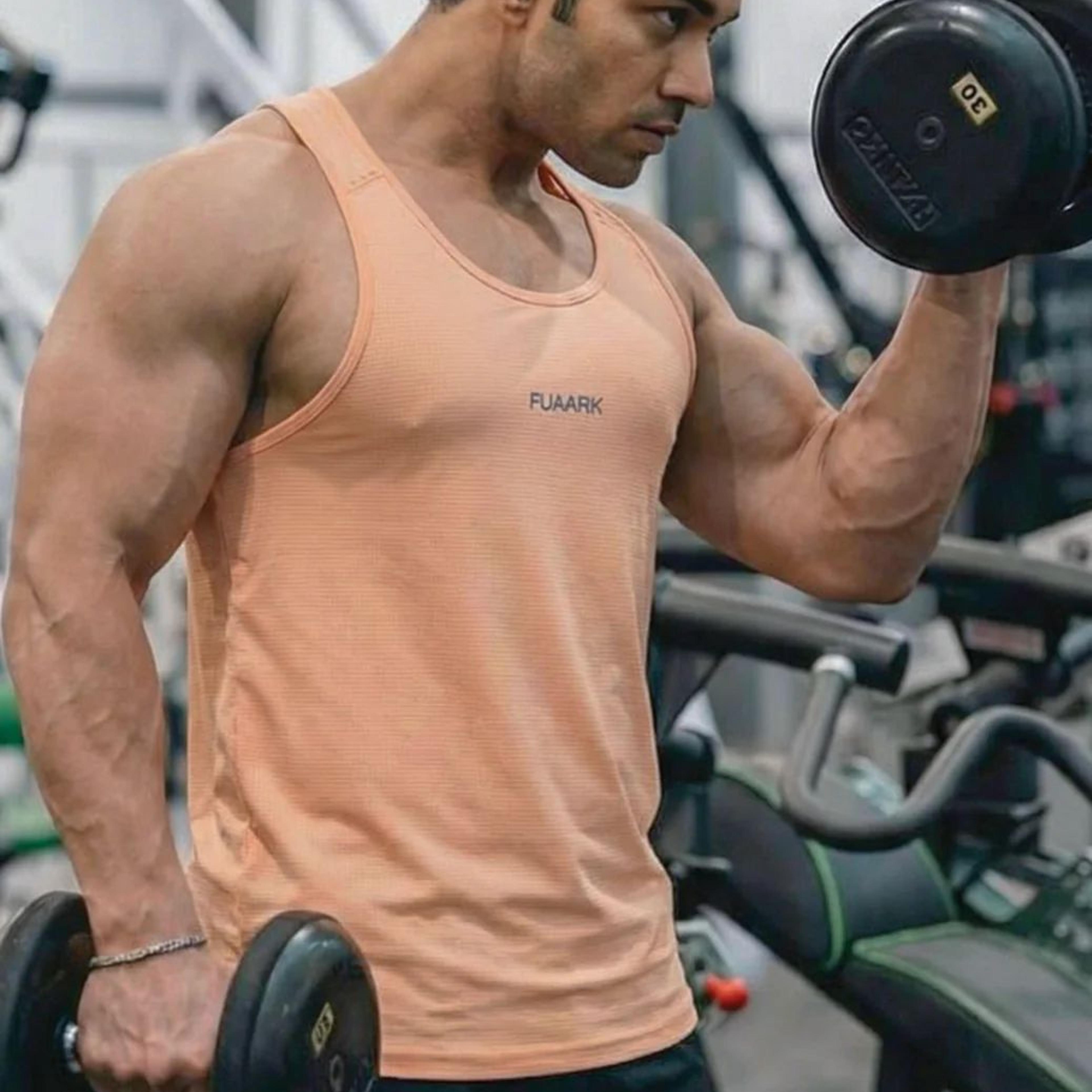 Checks Stringer Peach