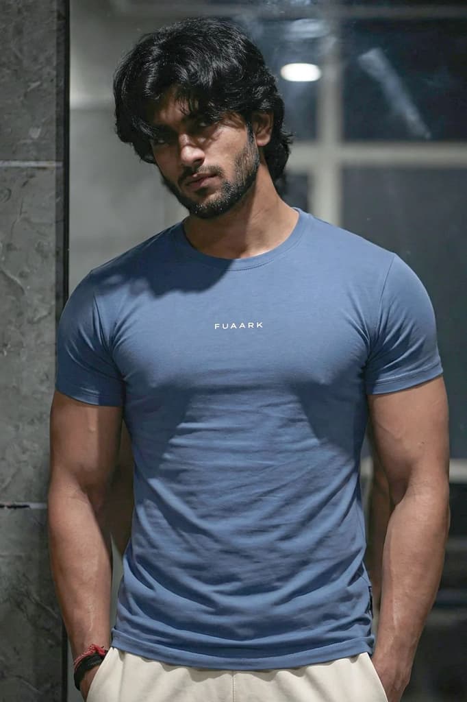 Legacy Crew Neck T-shirt Dusk Blue — S
