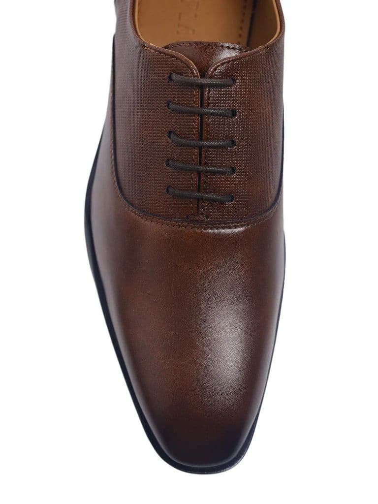 SOLEPLAY Dark Tan Oxford Shoes — photo 4