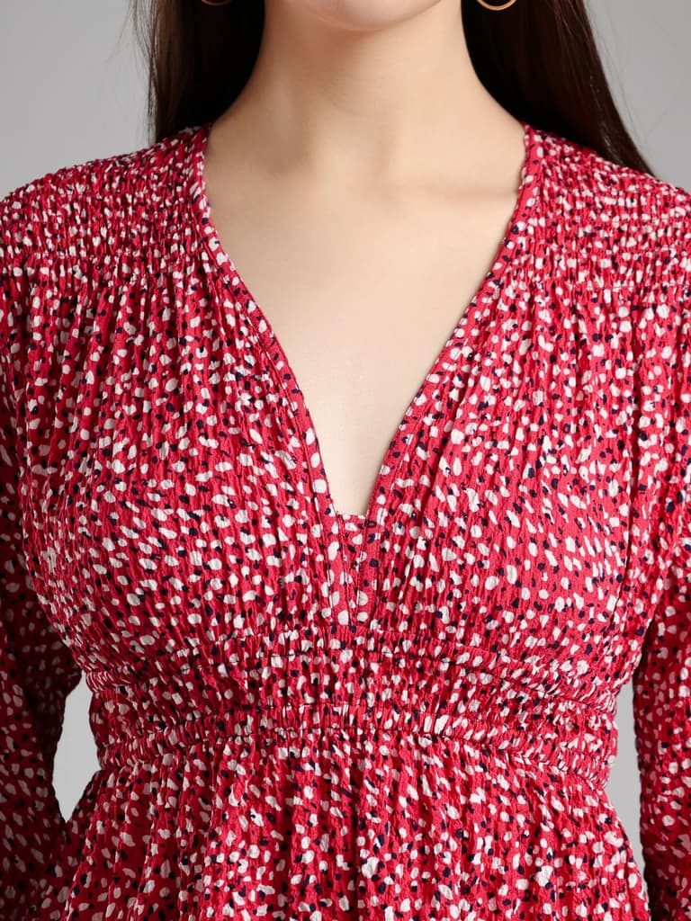 Beren Red Midi dress — photo 3