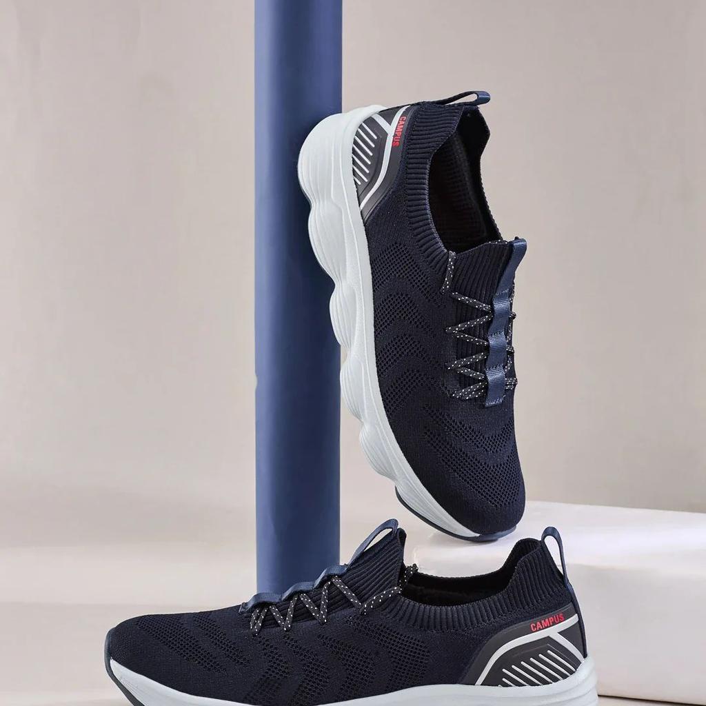 FALKO Navy Men's Walking Shoes