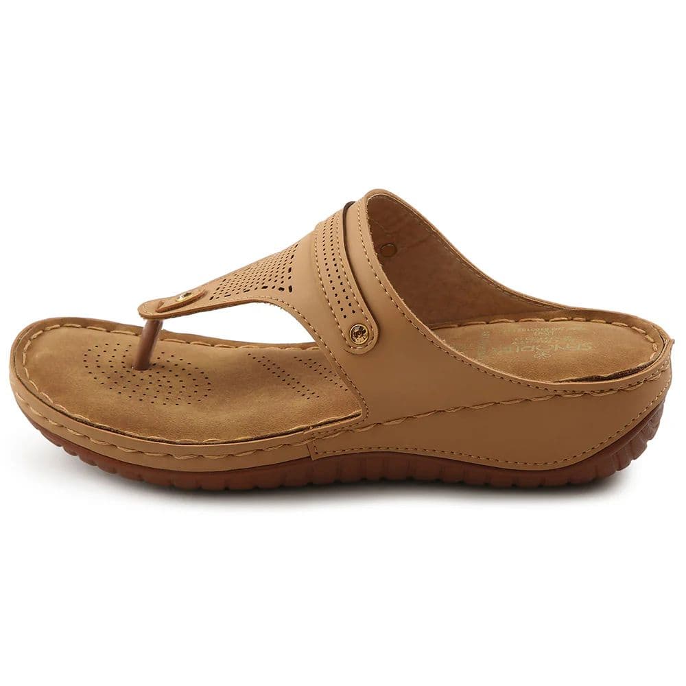 Senorita Beige Casual Slipper For Women S624-09 By Liberty — photo 3