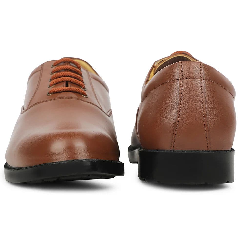 Freedom Tan Classic Oxford Police Shoes For Men 5238-219WT By Liberty — photo 6