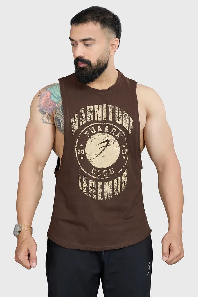 Magnitude Deep Arm Tank Coffee — photo 2