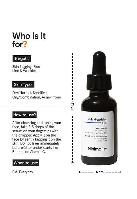 Multi-Peptides 10% Face Serum
