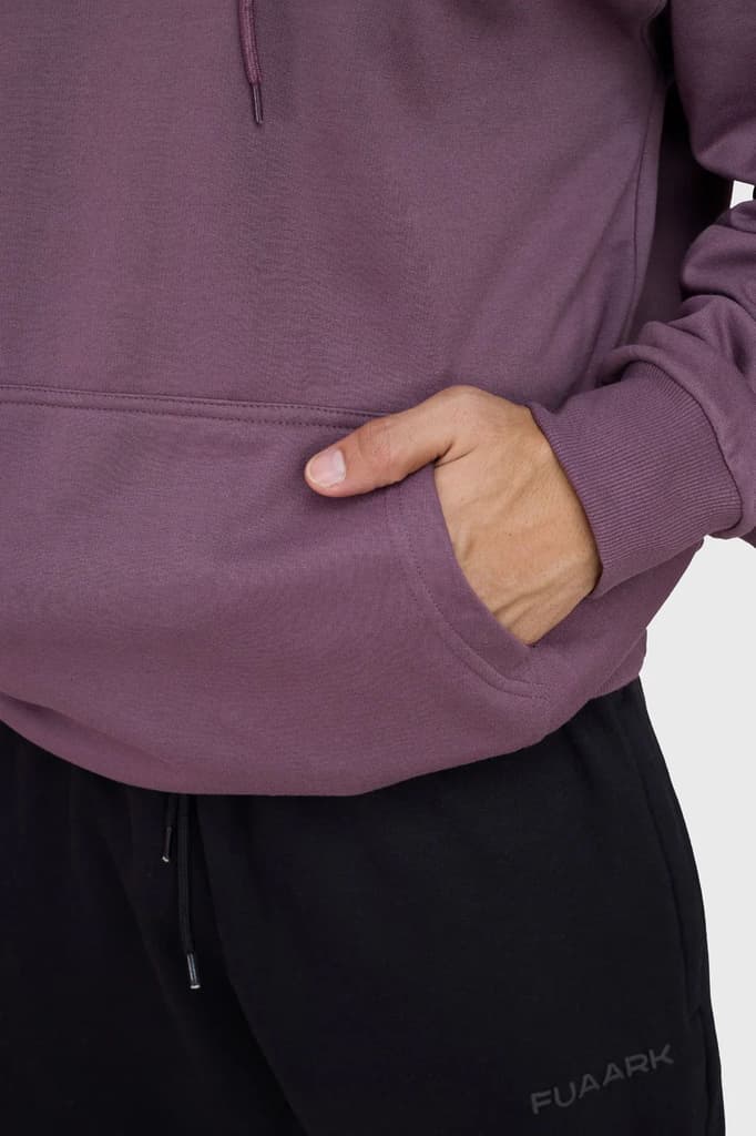 Signature Oversized Hoodie Mauve — photo 4