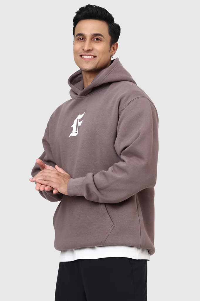 Rage Oversized Hoodie Brown — photo 6