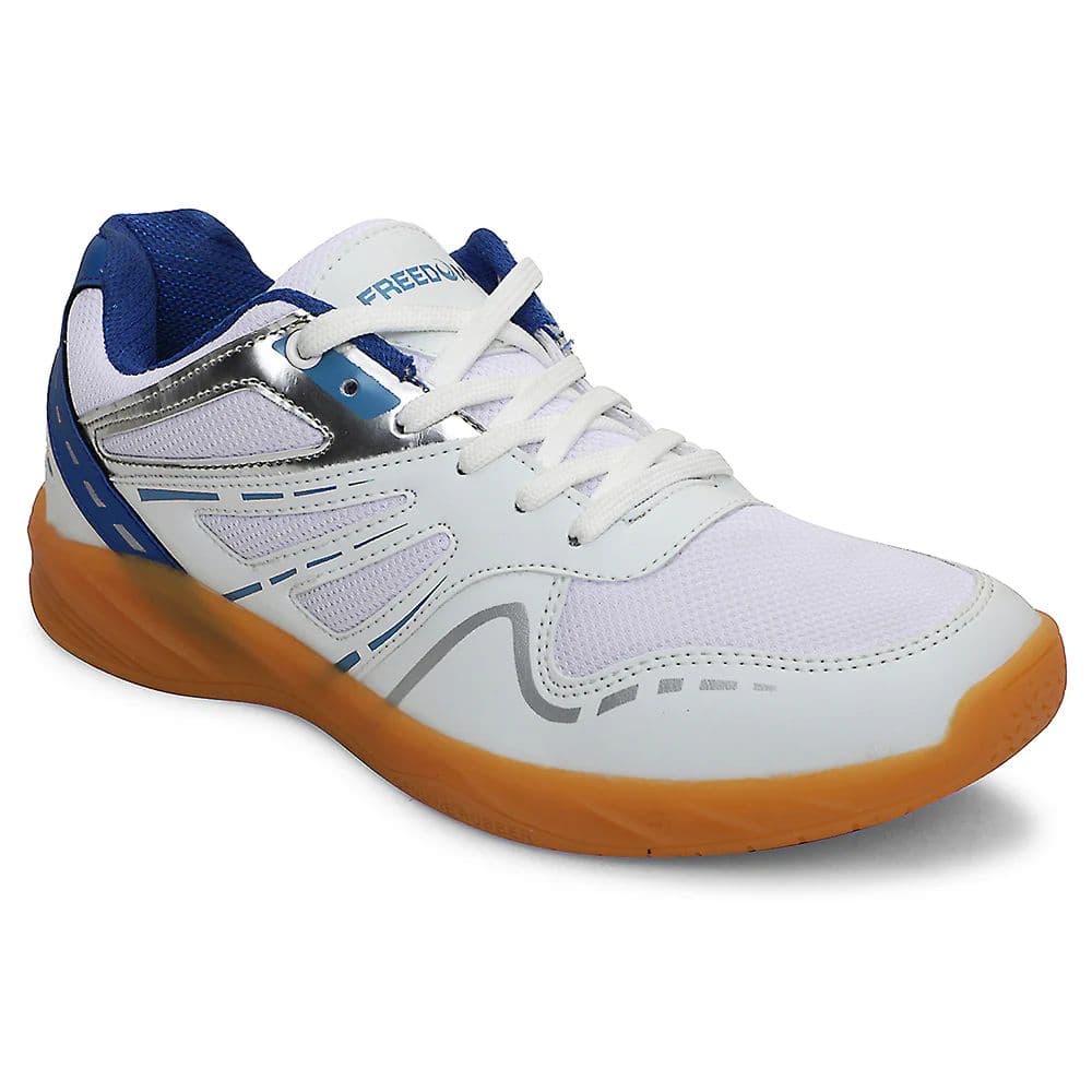 FREEDOM Sky Blue Sports Non-Marking Paddle/Pickleball & Badminton Shoes For Men ASPIRE-1E By Liberty — 6/40 / Sky Blue