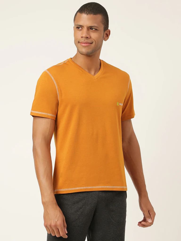 Men's Organic Bamboo Casual Tees - V-Neck (Pack Of 1) — photo 7