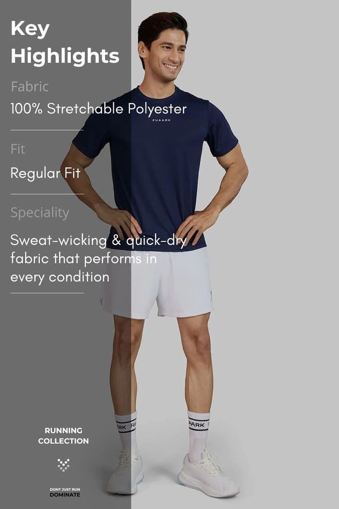 Slate Running T-shirt Navy — photo 7