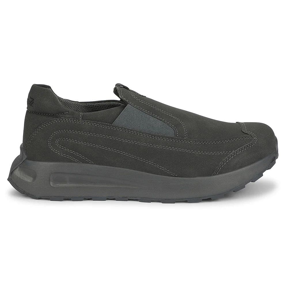 LEAP7X Grey Sports Non Lacing Walking Shoes for Men GOLA-26D by Liberty — photo 2