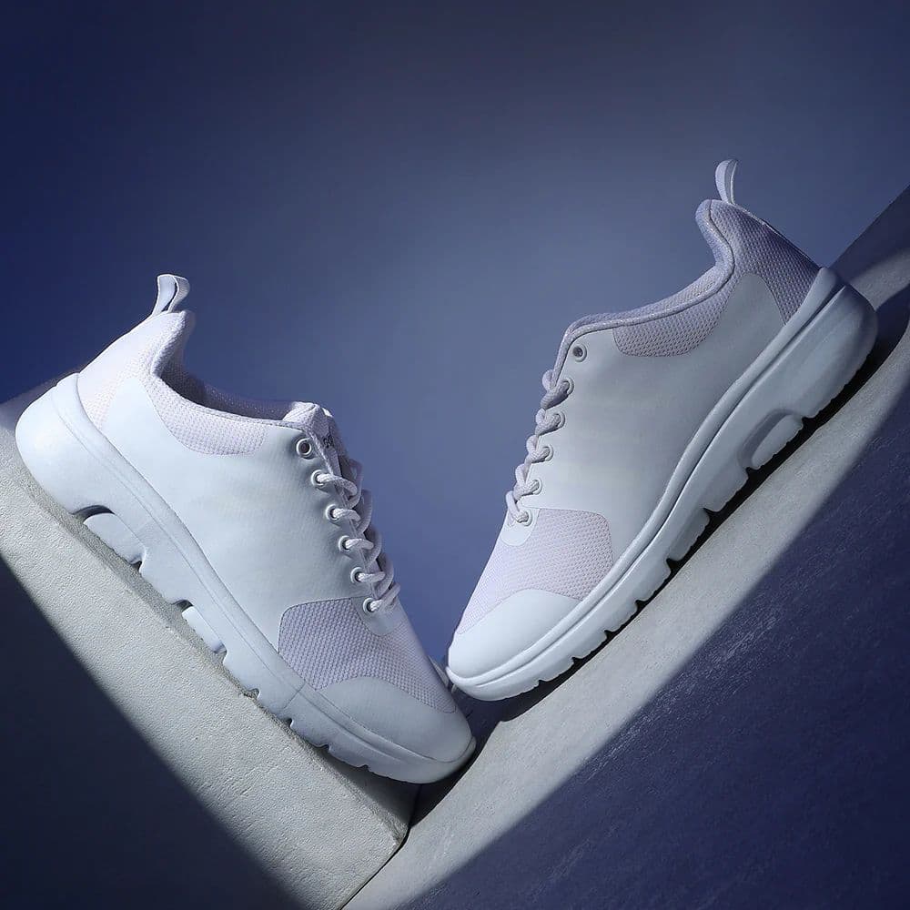 Leap7x White Lacing Casual / School Shoes For Men TRIVSKO-2E By Liberty — photo 4