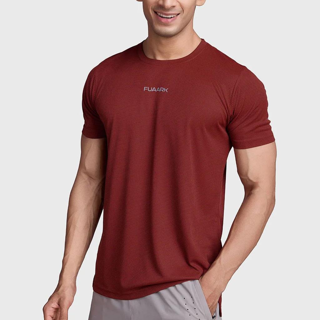 Checks Running T-shirt Salsa