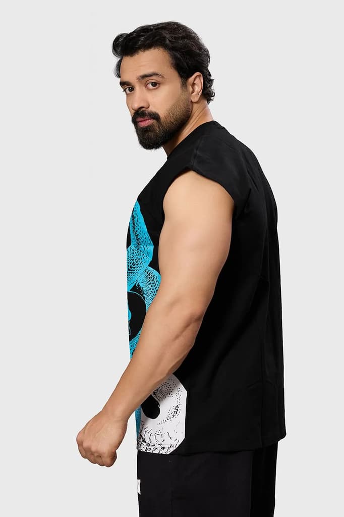 Python Capsleeves Tank Black — photo 5