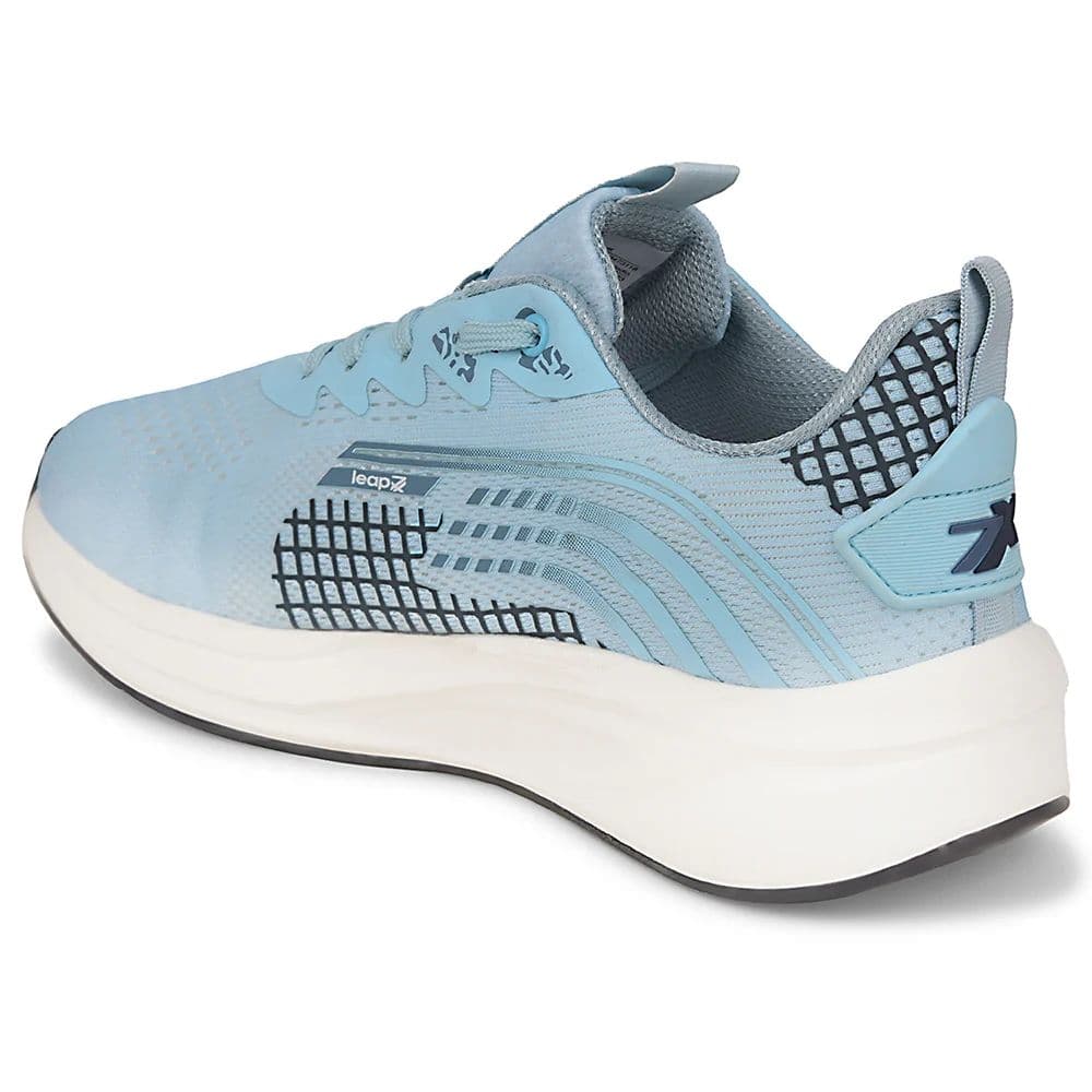 Leap7x Sky Blue Sports Lacing Running Shoes For Men KAPSTER-1 By Liberty — photo 4