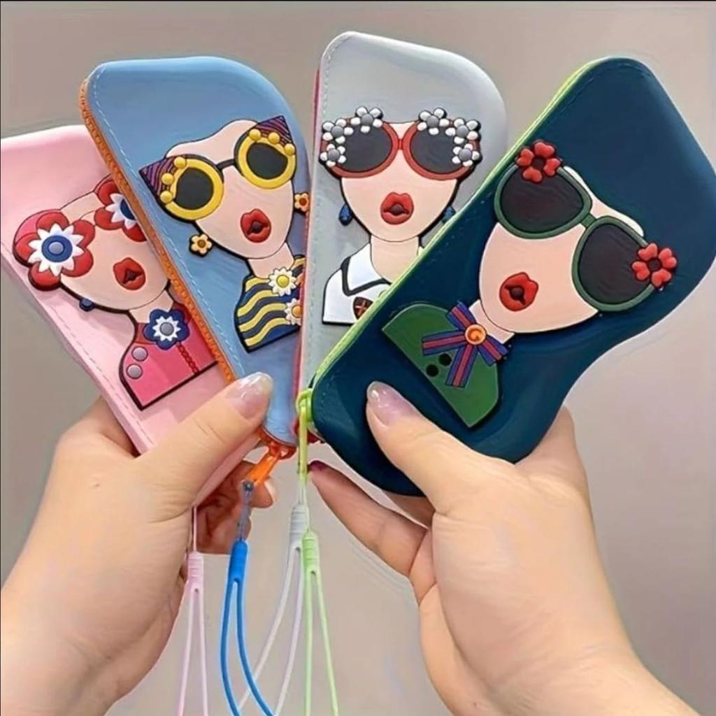 Pretty Woman Travel Utility Pouch | Waterproof Silicone Multipurpose Storage Case