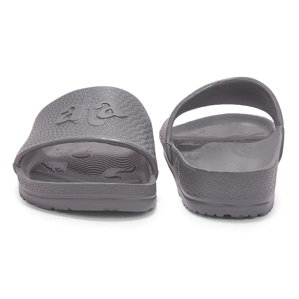 A-HA DOCTOR-2M Dark Grey Casual Slip on Slides for Men by Liberty — photo 6