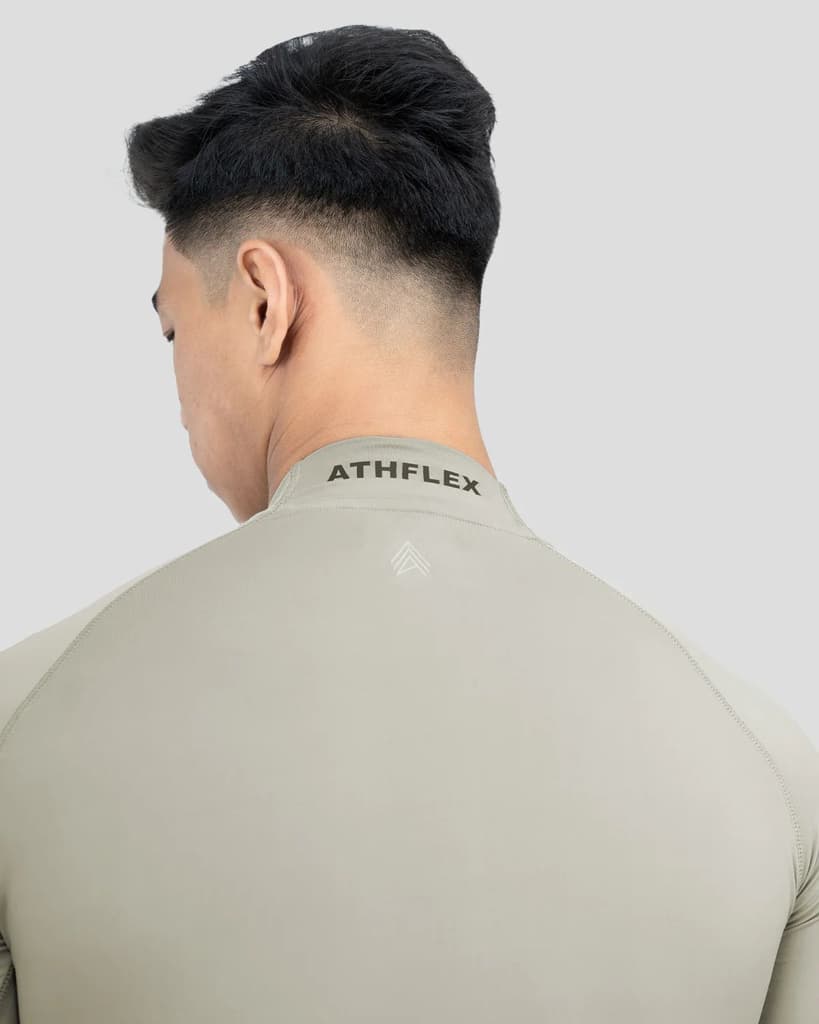 Hustle High Neck Full Sleeve Compression T-shirt — photo 5