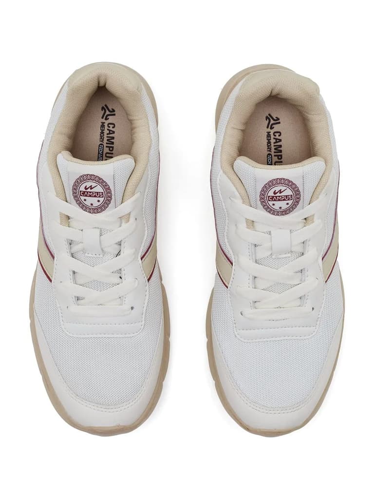 EVARO Off White Men's Running Shoes — photo 6