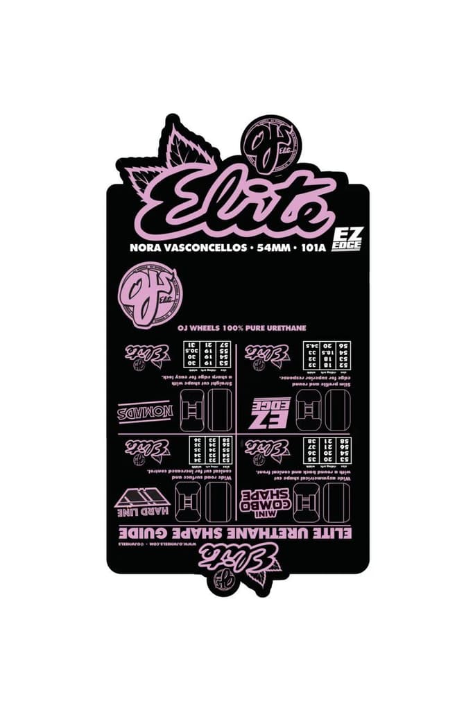 54mm Nora Vasconcellos Surfs Up 2 Elite EZ EDGE 101a OJ Wheels — photo 4