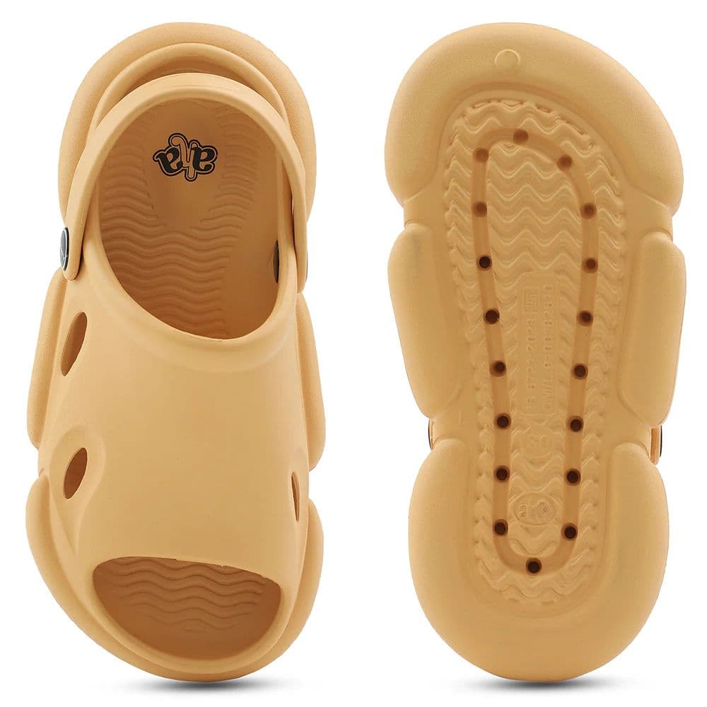 A-HA Mustard Casual Clogs For Kids BEACHFIT01 By Liberty — photo 7