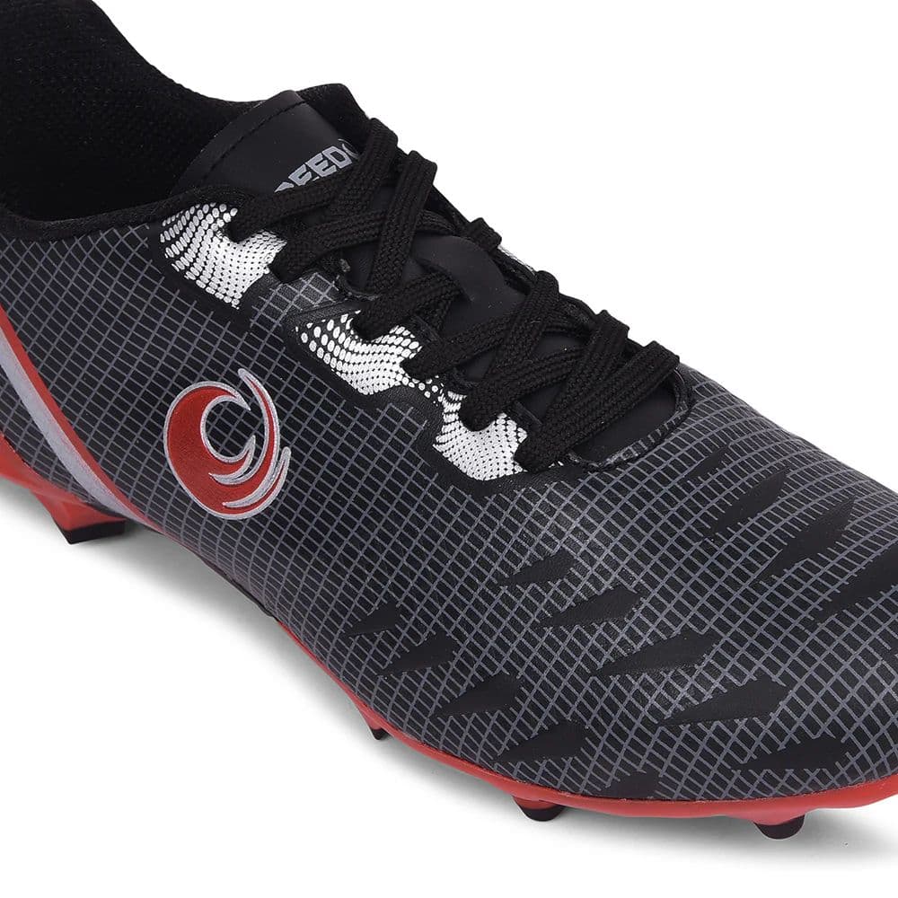 Freedom Black Sports Lacing Football Shoes For Men JOGA By Liberty — photo 5