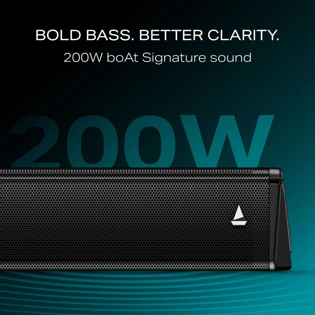 boAt Aavante Thump Plus | 200W 2.1 Channel Soundbar with Wired Subwoofer, Multi-Connectivity & EQ Modes — photo 3