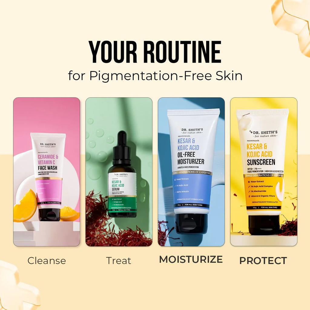 Kesar & Kojic Acid Moisturize & Protect Combo